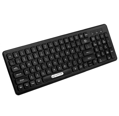 Teclado UNNO TEKNO Klass compacto Inalambrico Ingles - KB6756BK