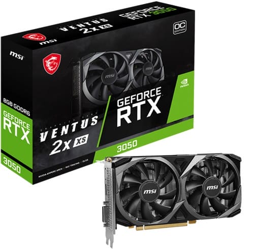 MSI  GeForce RTX 3050 Ventus 2X 8GB OC