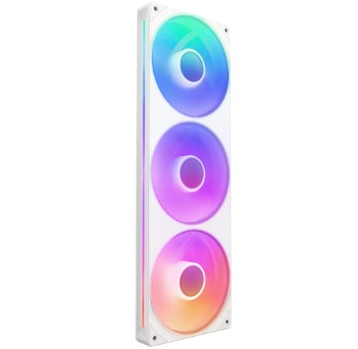 Ventiladores NZXT F360 RGB Core (Single Frame) - Blanco - RF-U36HF-W1