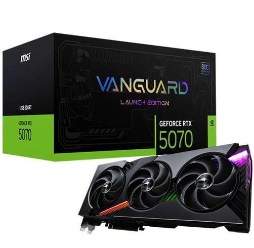 MSI Nvidia Geforce RTX 5070 12 GB Vanguard SOC Launch Edition